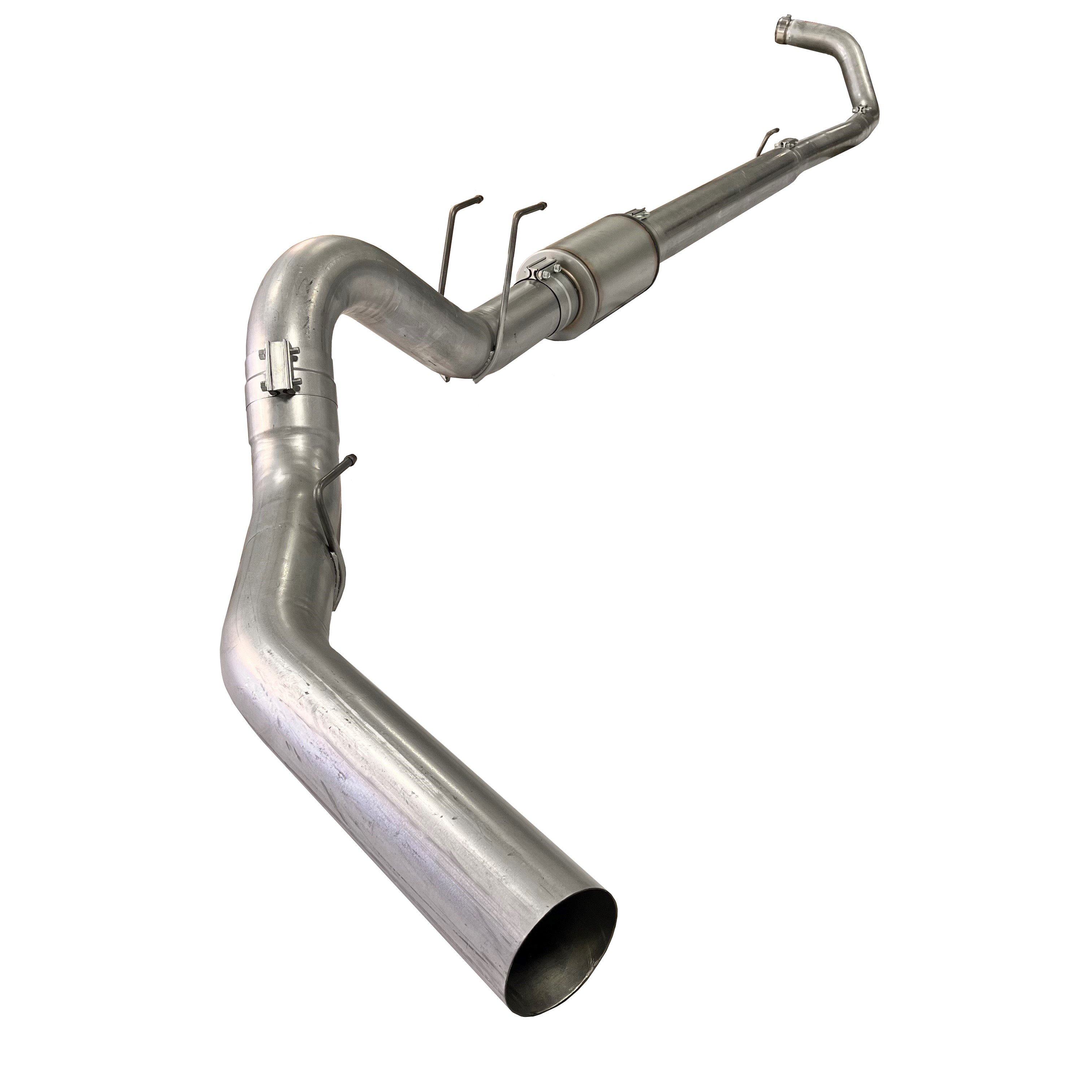 2023-2024 Powerstroke 5" Turbo Back Exhaust System w/ Muffler (521036)-Turbo Back Exhaust System-Flo-Pro-Dirty Diesel Customs