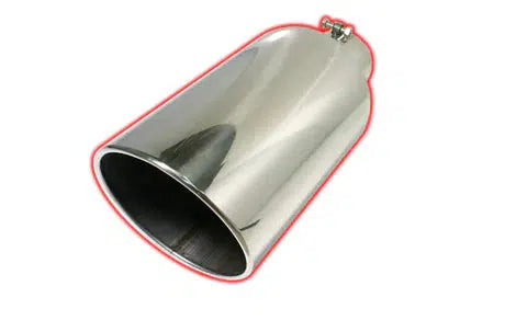 3" to 4" Bolt-On Rolled Angle Cut Exhaust Tip (FLO-6815RAB)-Exhaust Tips-Flo-Pro-Dirty Diesel Customs