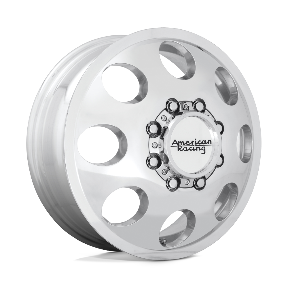 American Racing Front AR204 BAJA DUALLY - Polished-Wheels-American Racing-AR204660801111-Dirty Diesel Customs