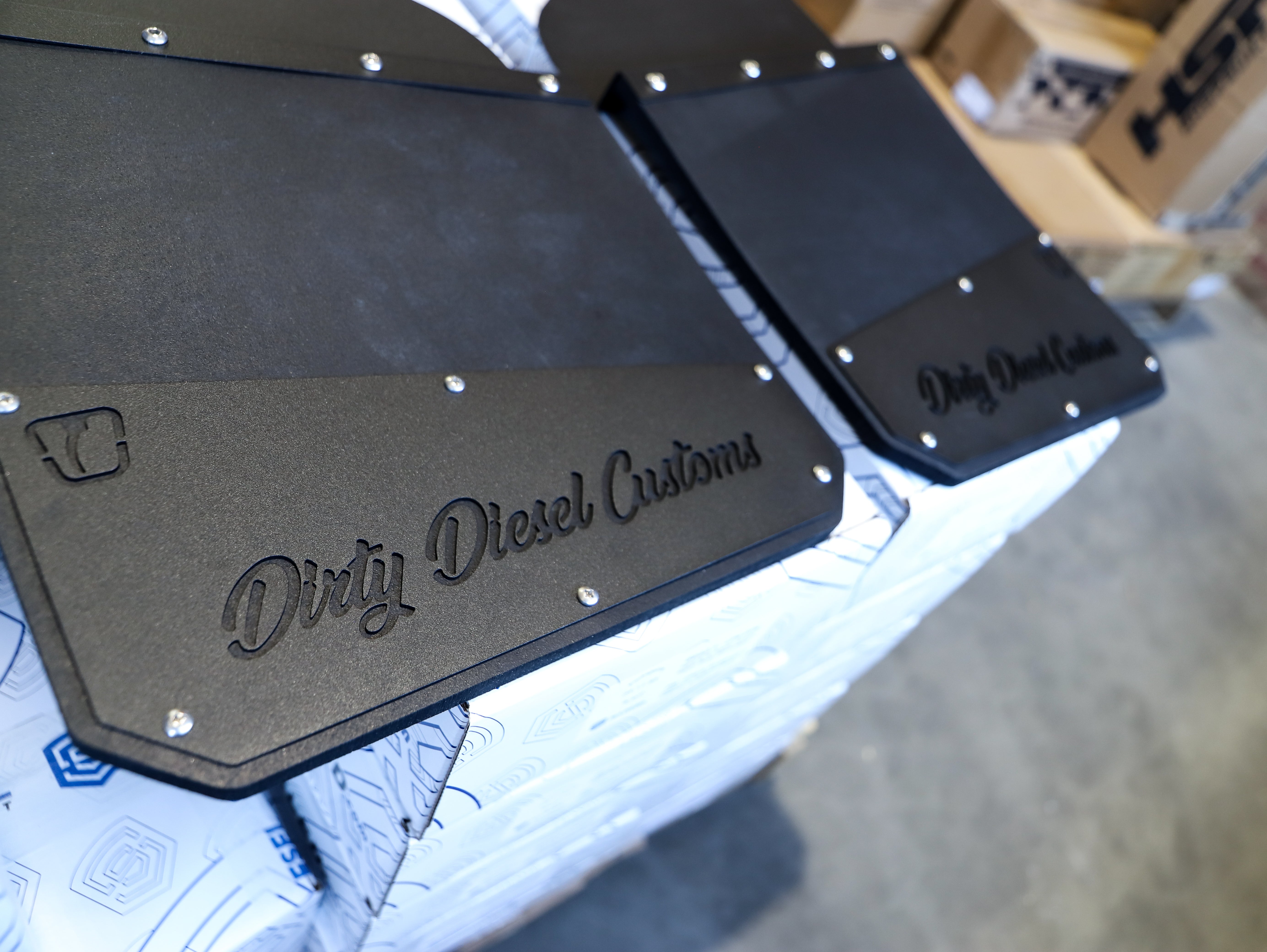 DIRTY Standard Height Mud Flaps-Mud Flap-Trigger Industries-Dirty Diesel Customs