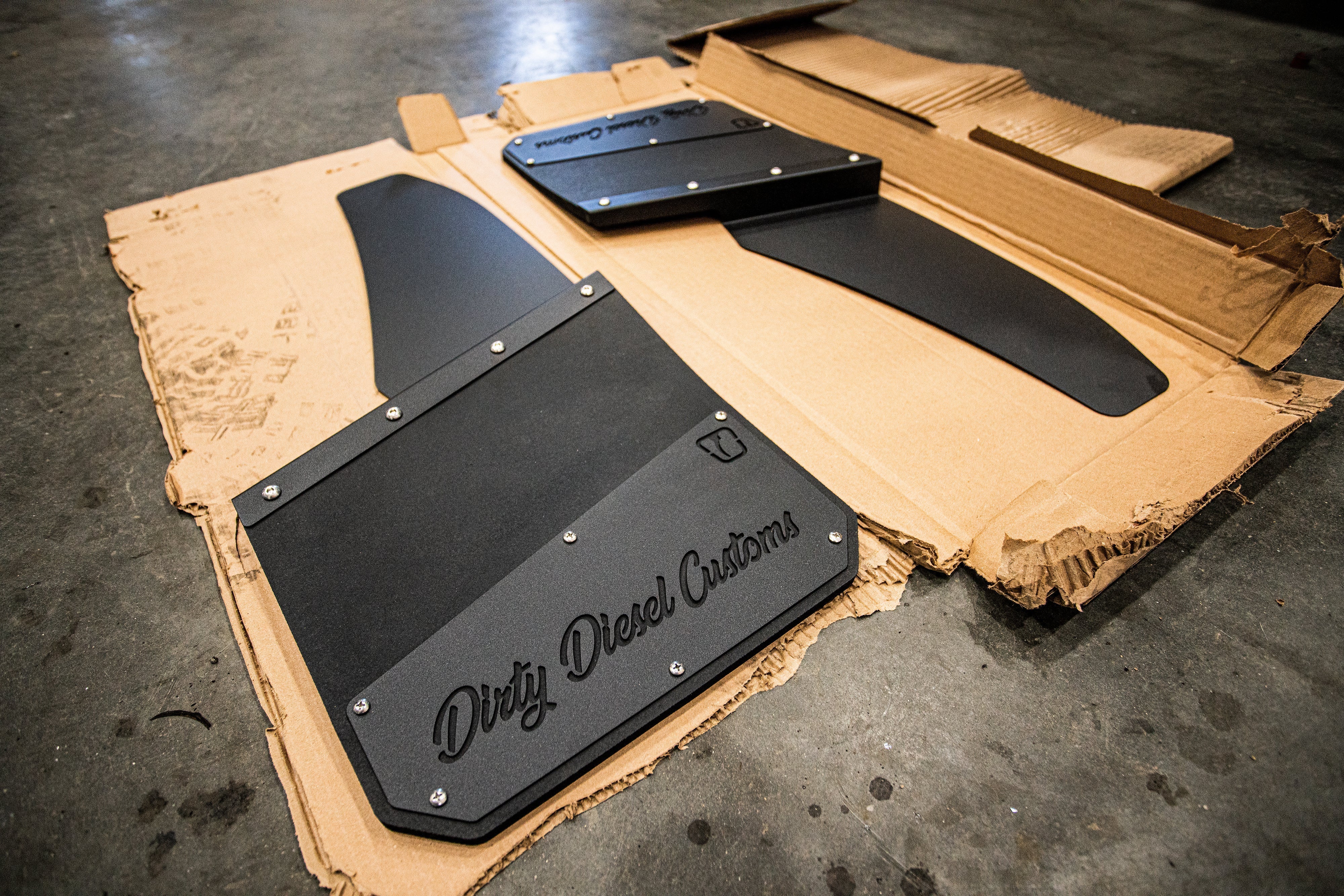 DIRTY Standard Height Mud Flaps-Mud Flap-Trigger Industries-Dirty Diesel Customs