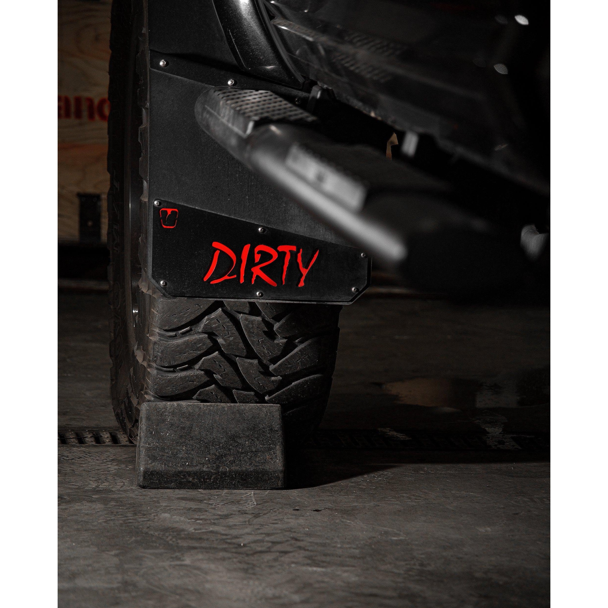 DIRTY Standard Height Mud Flaps-Mud Flap-Trigger Industries-Dirty Diesel Customs