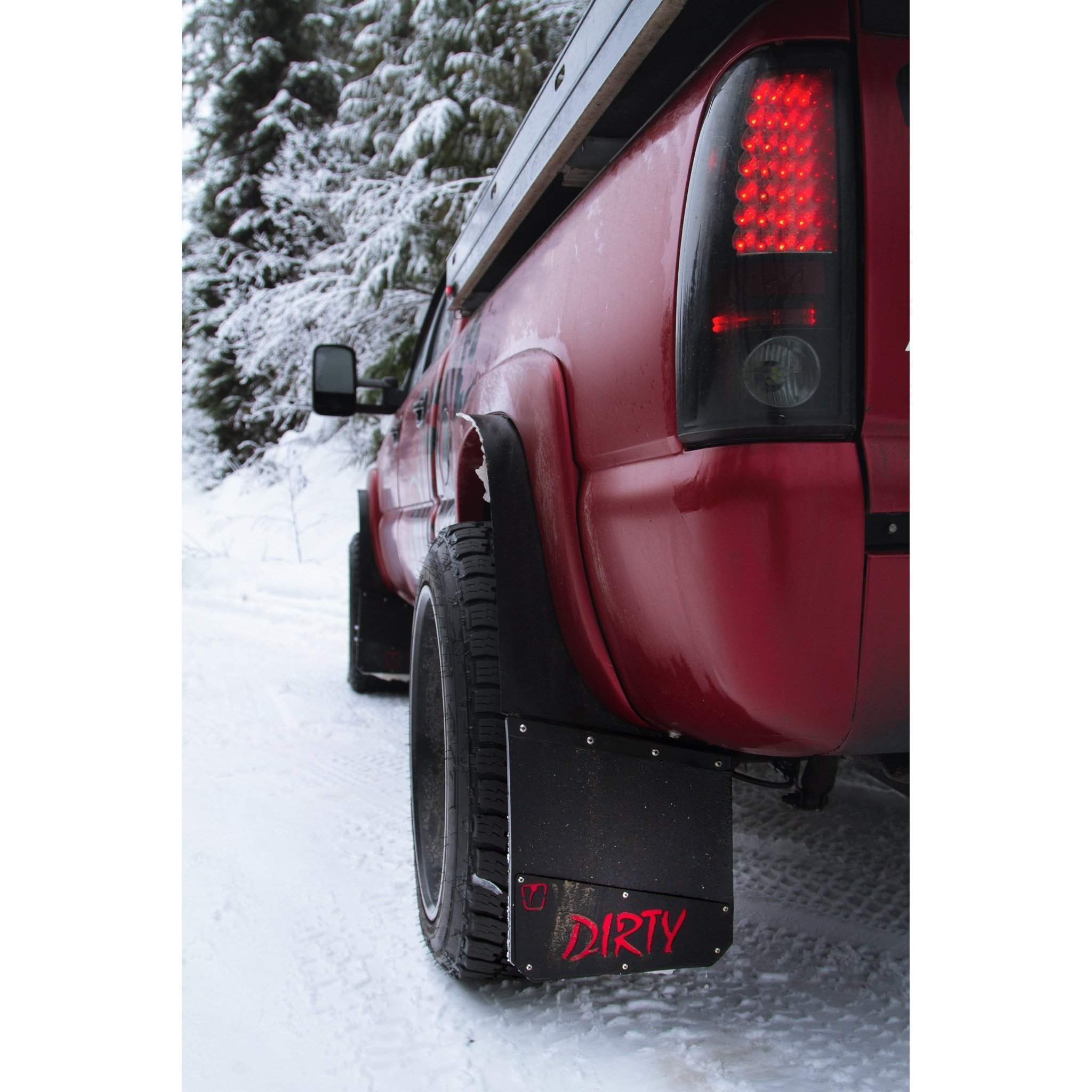 DIRTY Standard Height Mud Flaps-Mud Flap-Trigger Industries-Dirty Diesel Customs