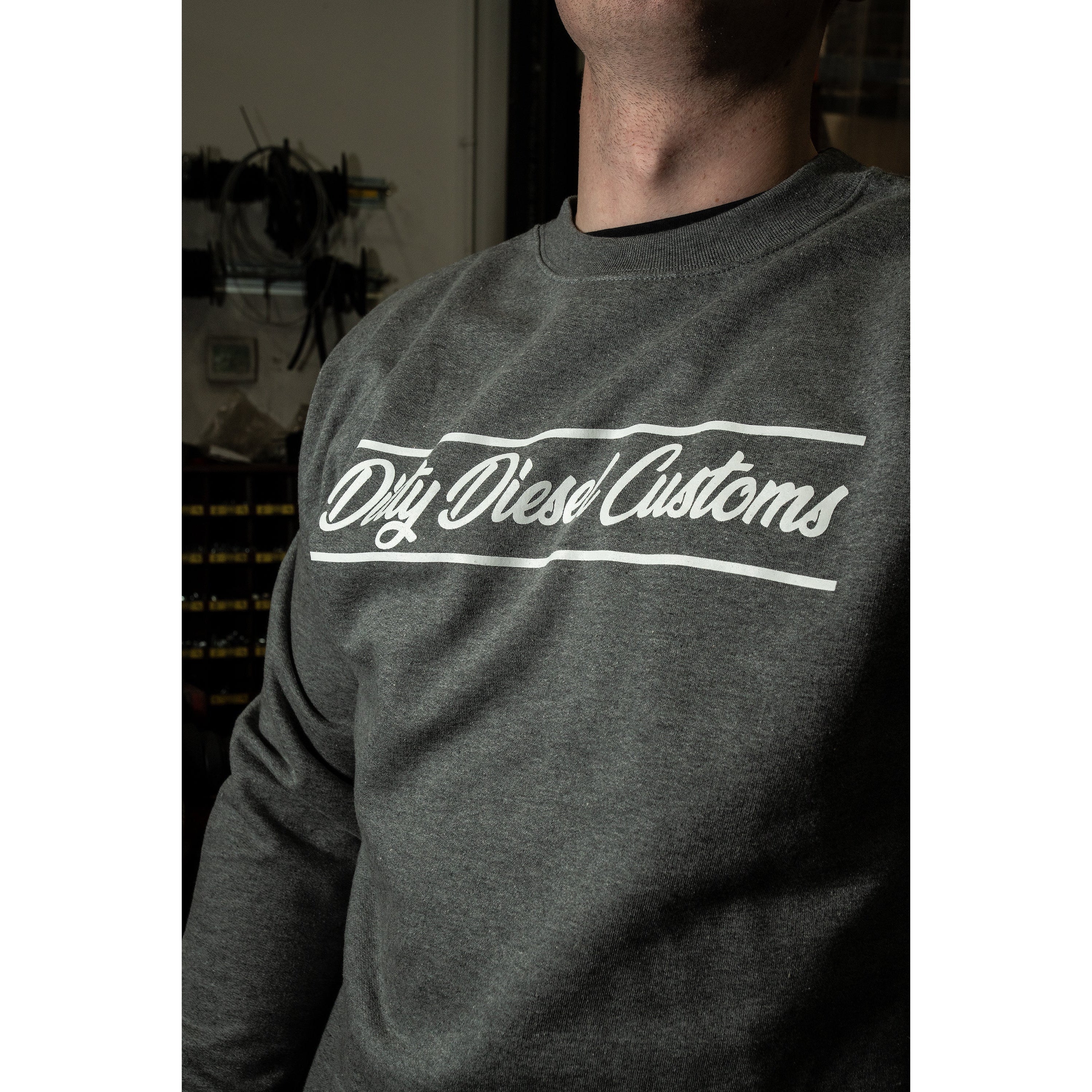 Dirty Diesel Crewneck Sweater-Sweater-Dirty Diesel Customs-Dirty Diesel Customs