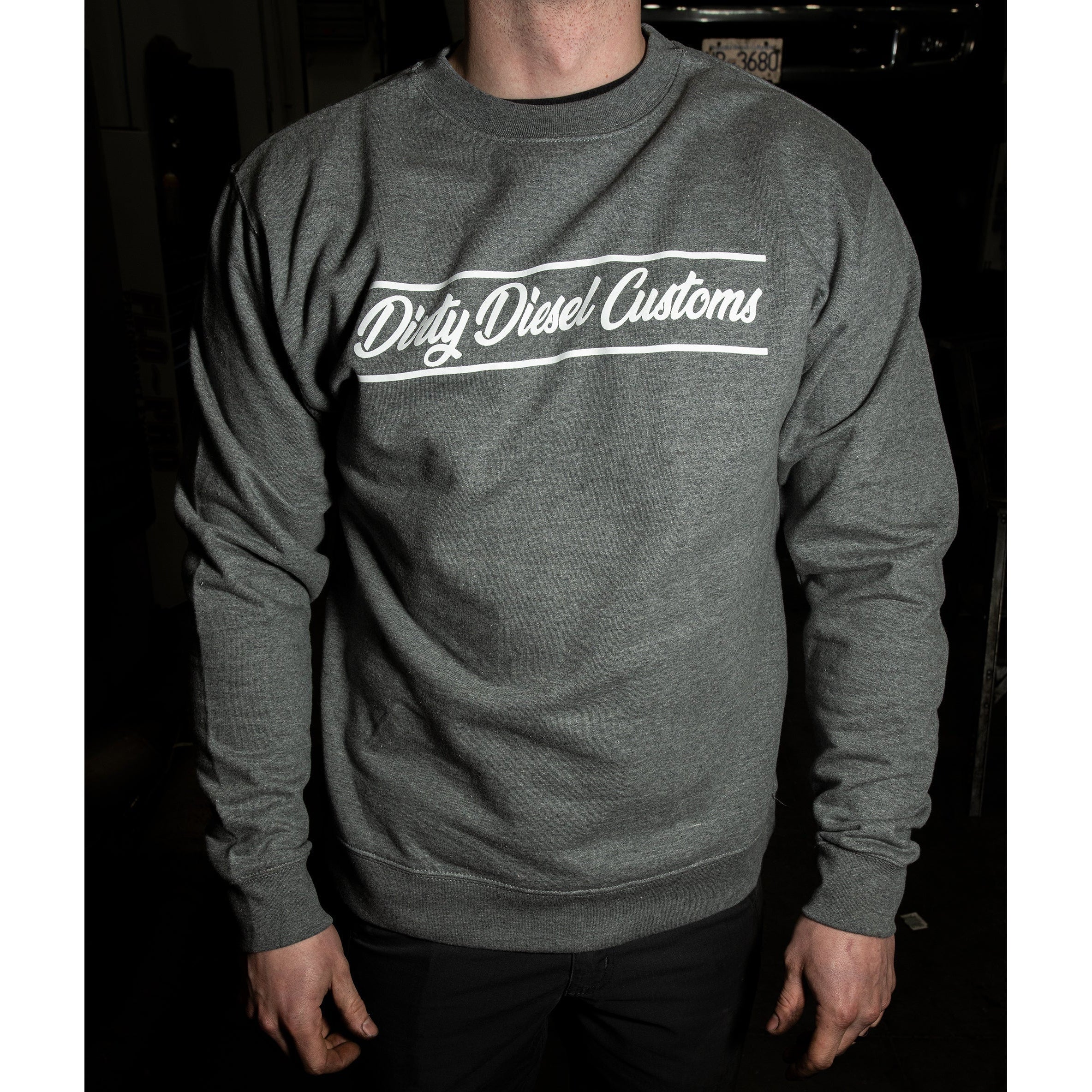 Dirty Diesel Crewneck Sweater-Sweater-Dirty Diesel Customs-Dirty Diesel Customs