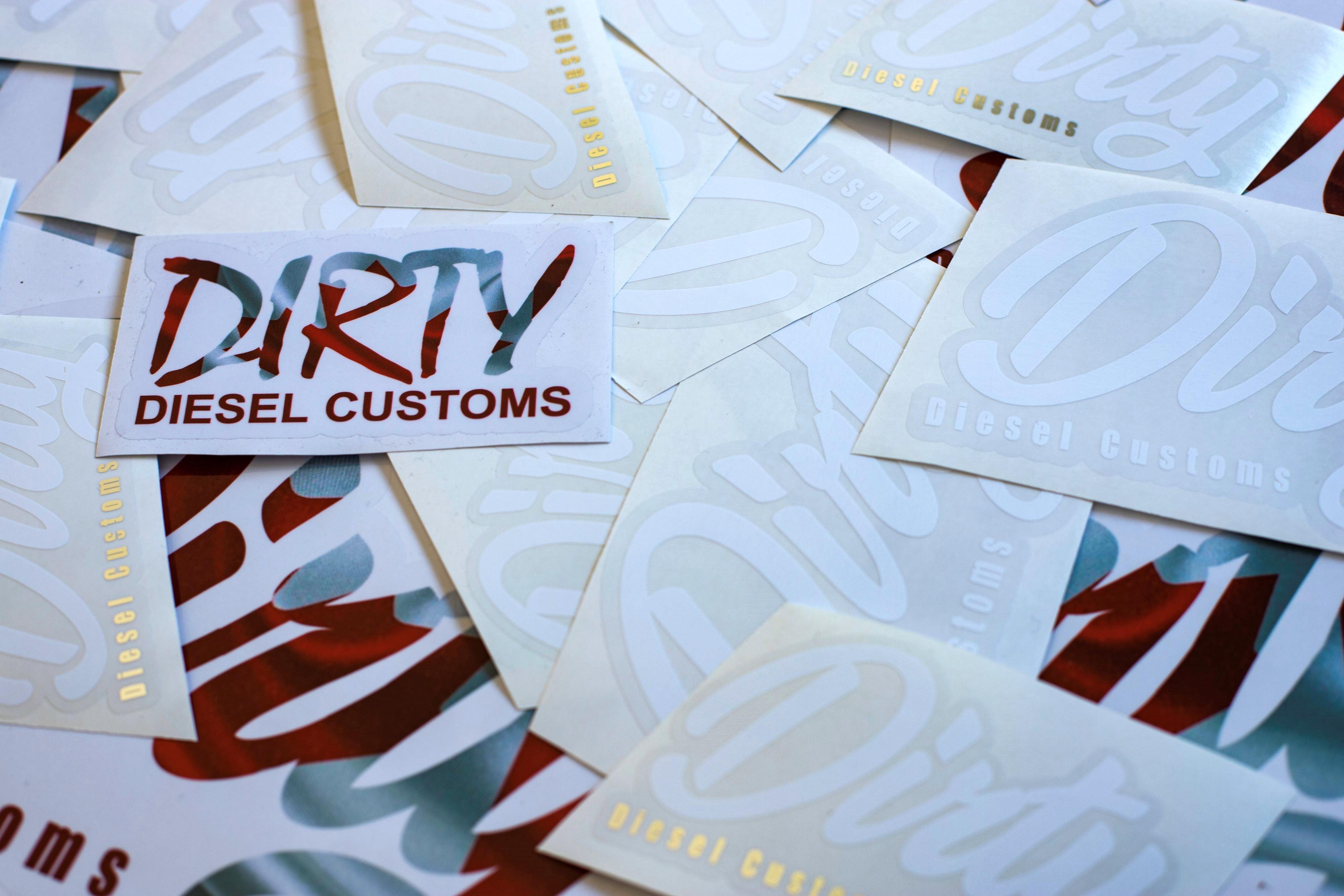 Dirty Diesel Decals-Sticker-Dirty Diesel Customs-Dirty Diesel Customs