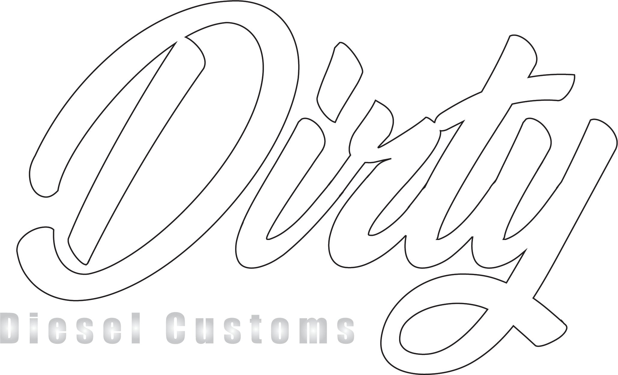 Dirty Diesel Decals-Sticker-Dirty Diesel Customs-Dirty Diesel Customs