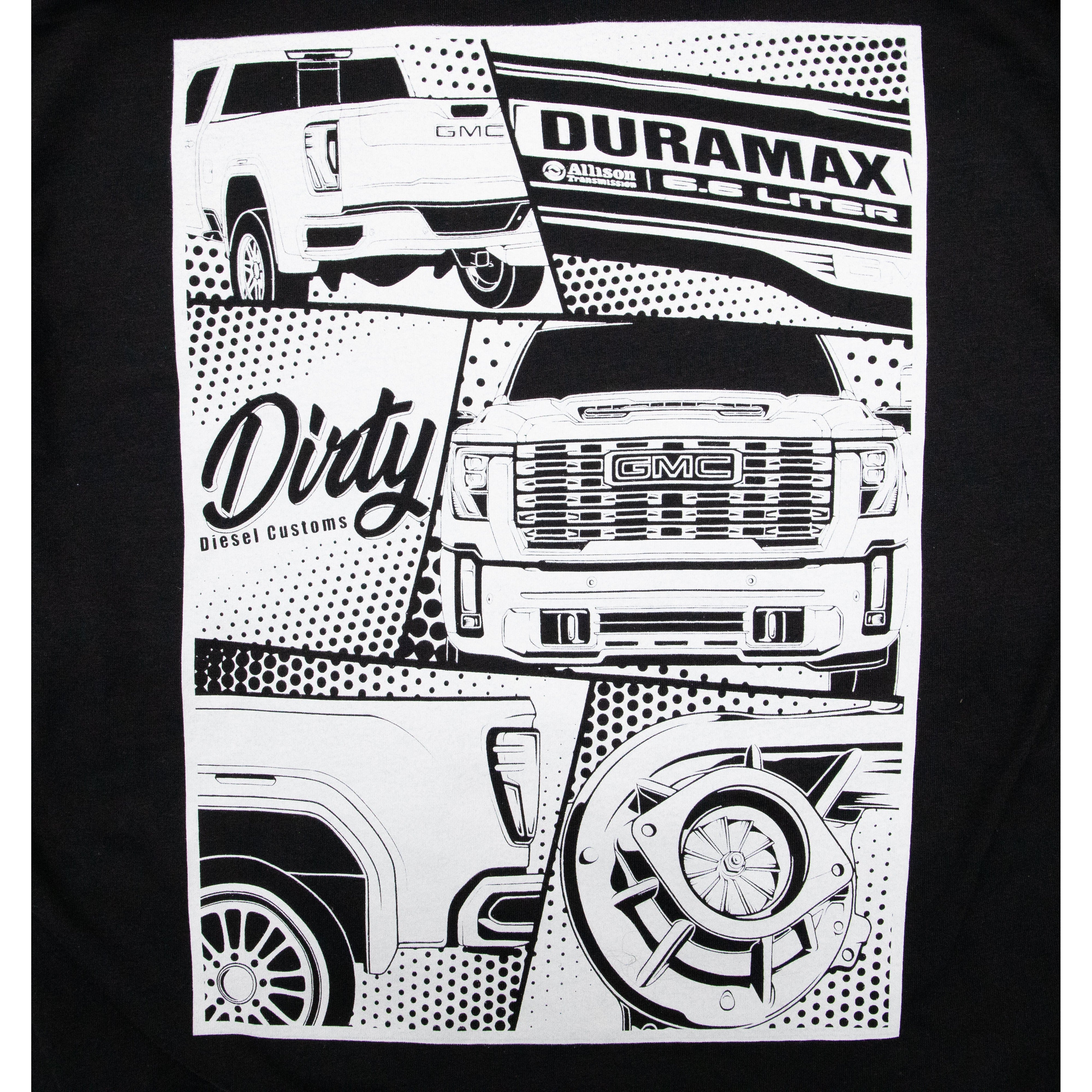 Dirty Diesel Duramax Graphic T-Shirt-T-Shirt-Dirty Diesel Customs-Dirty Diesel Customs