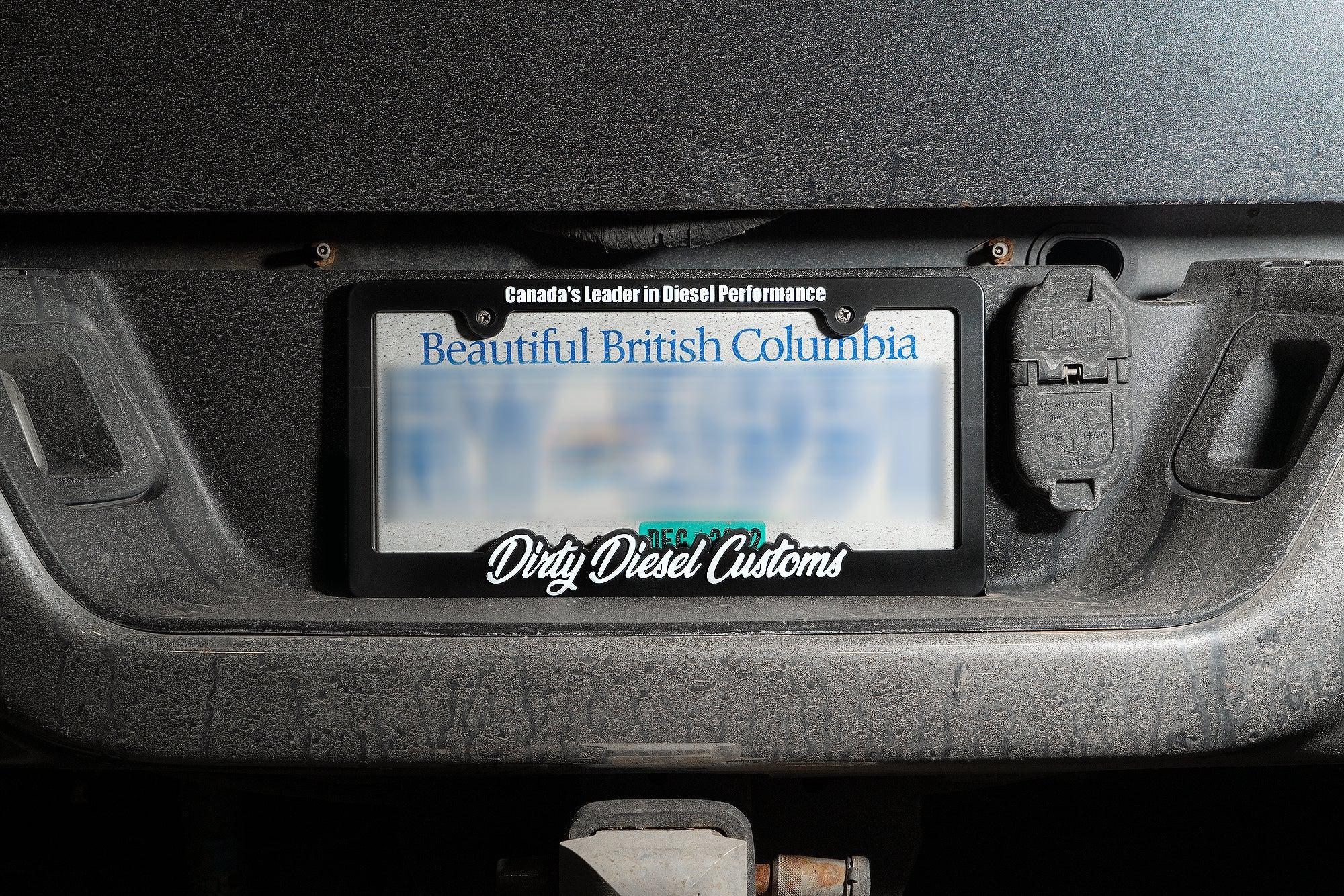 Dirty Diesel License Plate Frame-License Plate Frame-Dirty Diesel Customs-Dirty Diesel Customs