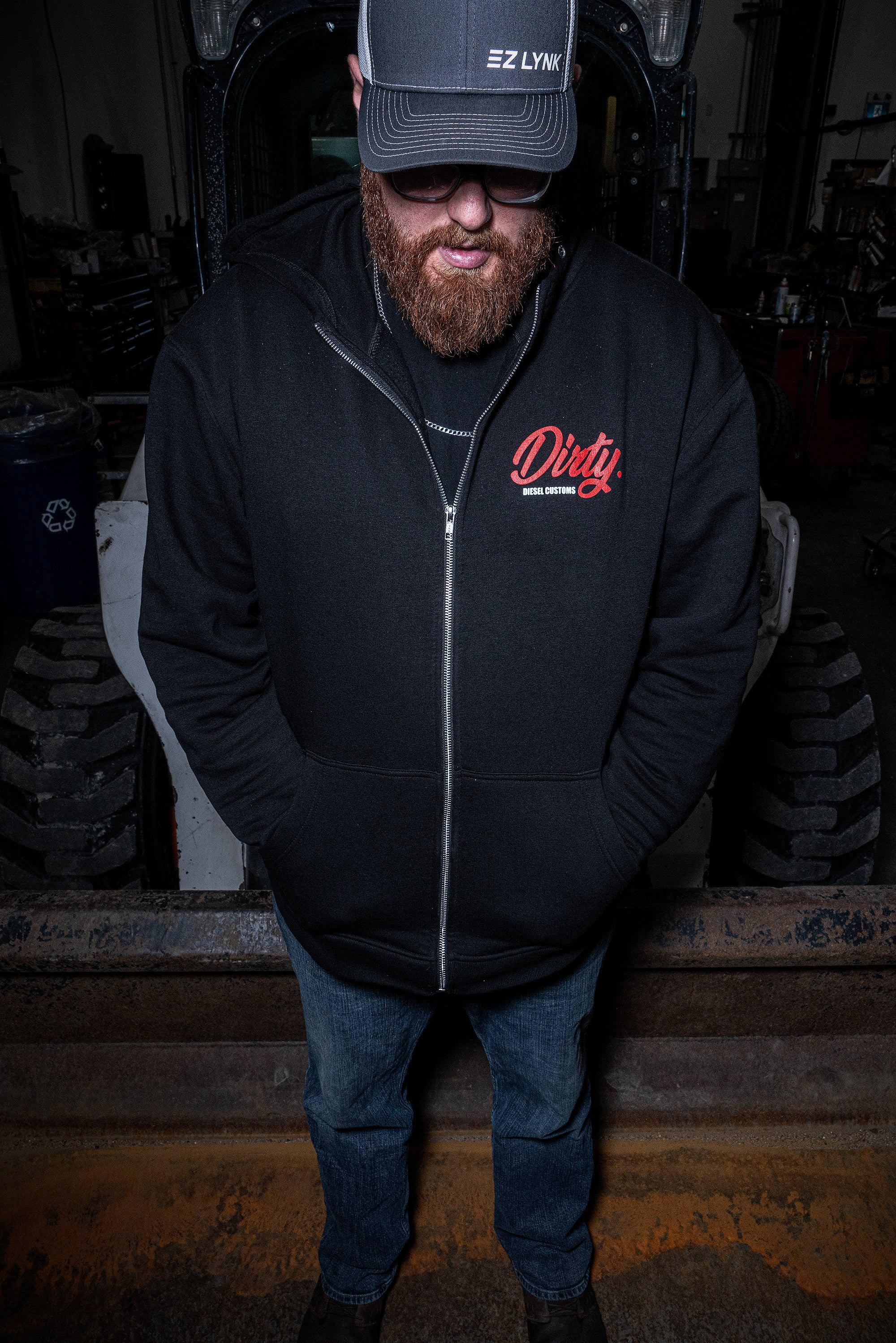 Dirty Diesel Zip Hoodie-Hoodie-Dirty Diesel Customs-Dirty Diesel Customs