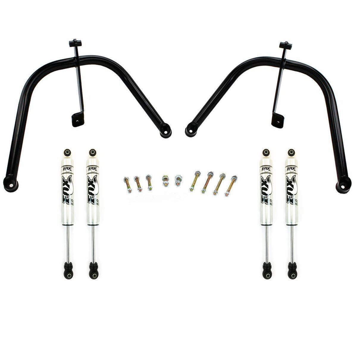 *Discontinued* 2001-2010 Duramax Dual Shock Hoop Kit (10KRSHP)-Dual Shock Hoop Package-KRYPTONITE-10KRSHP-Fox 2.0 Shocks-Dirty Diesel Customs