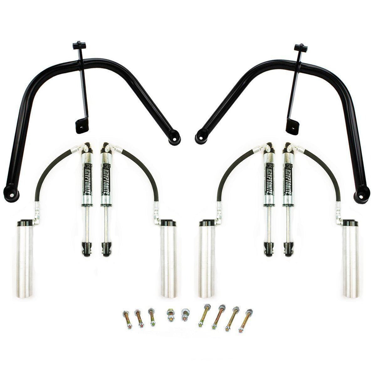 *Discontinued* 2001-2010 Duramax Dual Shock Hoop Kit (10KRSHP)-Dual Shock Hoop Package-KRYPTONITE-10KRSHP-Stage 2 Shocks + Resi-Dirty Diesel Customs