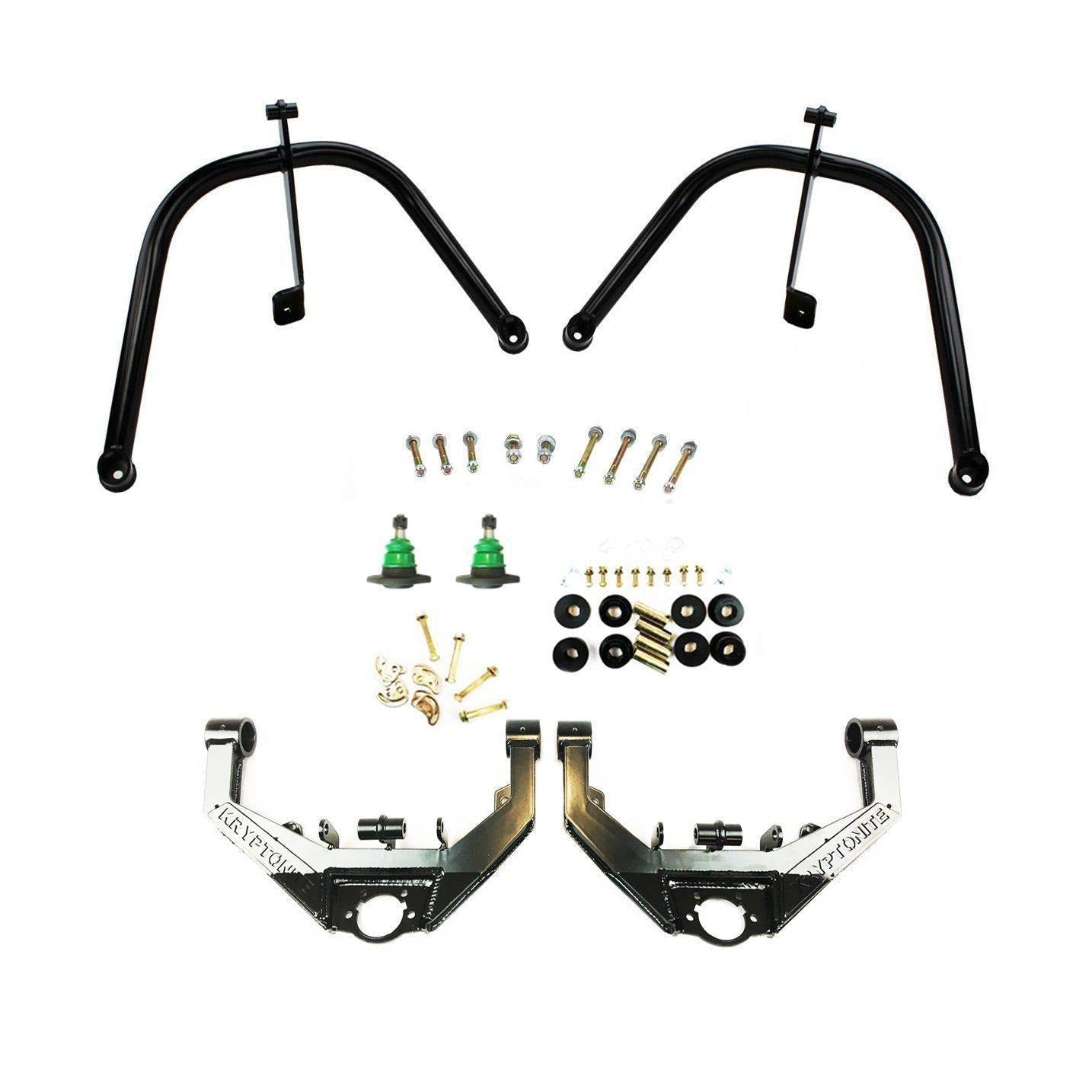 *Discontinued* 2001-2010 Duramax KRYPTONITE Dual Shock Hoop Package w/ Stage 2 Control Arms (10KRSHP)-Upper Control Arms-KRYPTONITE-10KRSHP-Combo-Dirty Diesel Customs