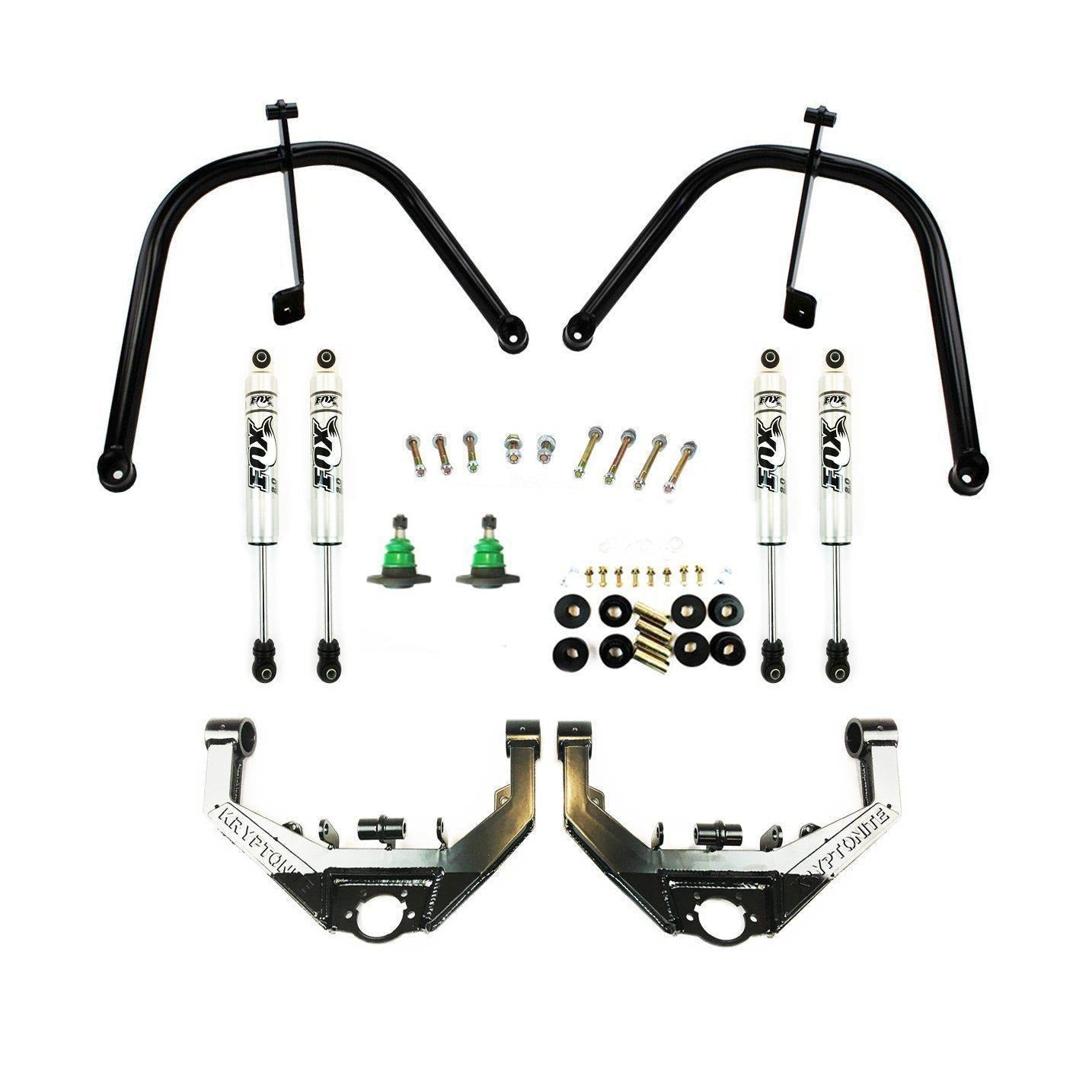 *Discontinued* 2001-2010 Duramax KRYPTONITE Dual Shock Hoop Package w/ Stage 2 Control Arms (10KRSHP)-Upper Control Arms-KRYPTONITE-Dirty Diesel Customs