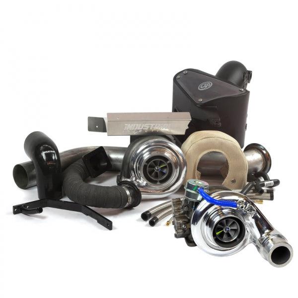 *Discontinued* 2003-2007 Cummins Race Compound Turbo Kit (227404)-Performance Turbocharger-Industrial Injection-227404-Dirty Diesel Customs