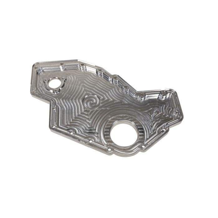 *Discontinued* 2003-2018 Cummins Billet Aluminum Front Cover (FPE-CUMM-FRTCVR-RAW)-Engine Cover-Fleece Performance-Dirty Diesel Customs