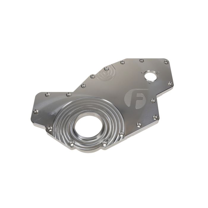 *Discontinued* 2003-2018 Cummins Billet Aluminum Front Cover (FPE-CUMM-FRTCVR-RAW)-Engine Cover-Fleece Performance-Dirty Diesel Customs