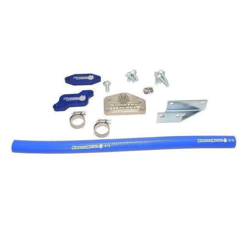 *Discontinued* 2004.5-2005 Duramax LLY EGR Delete Kit (SD-EGRD-LLY)-EGR Delete-Sinister-SD-EGRD-LLY-Dirty Diesel Customs