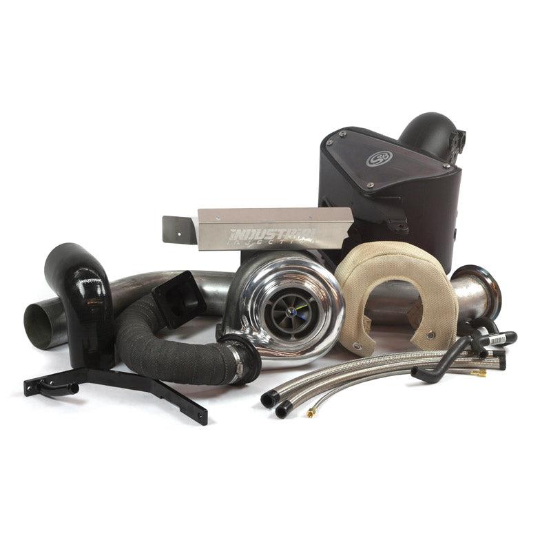 *Discontinued* 2007.5-2012 Cummins Compound Phatshaft Add-A-Turbo Kit (22D404)-Turbo Kit-Industrial Injection-22D404-Dirty Diesel Customs