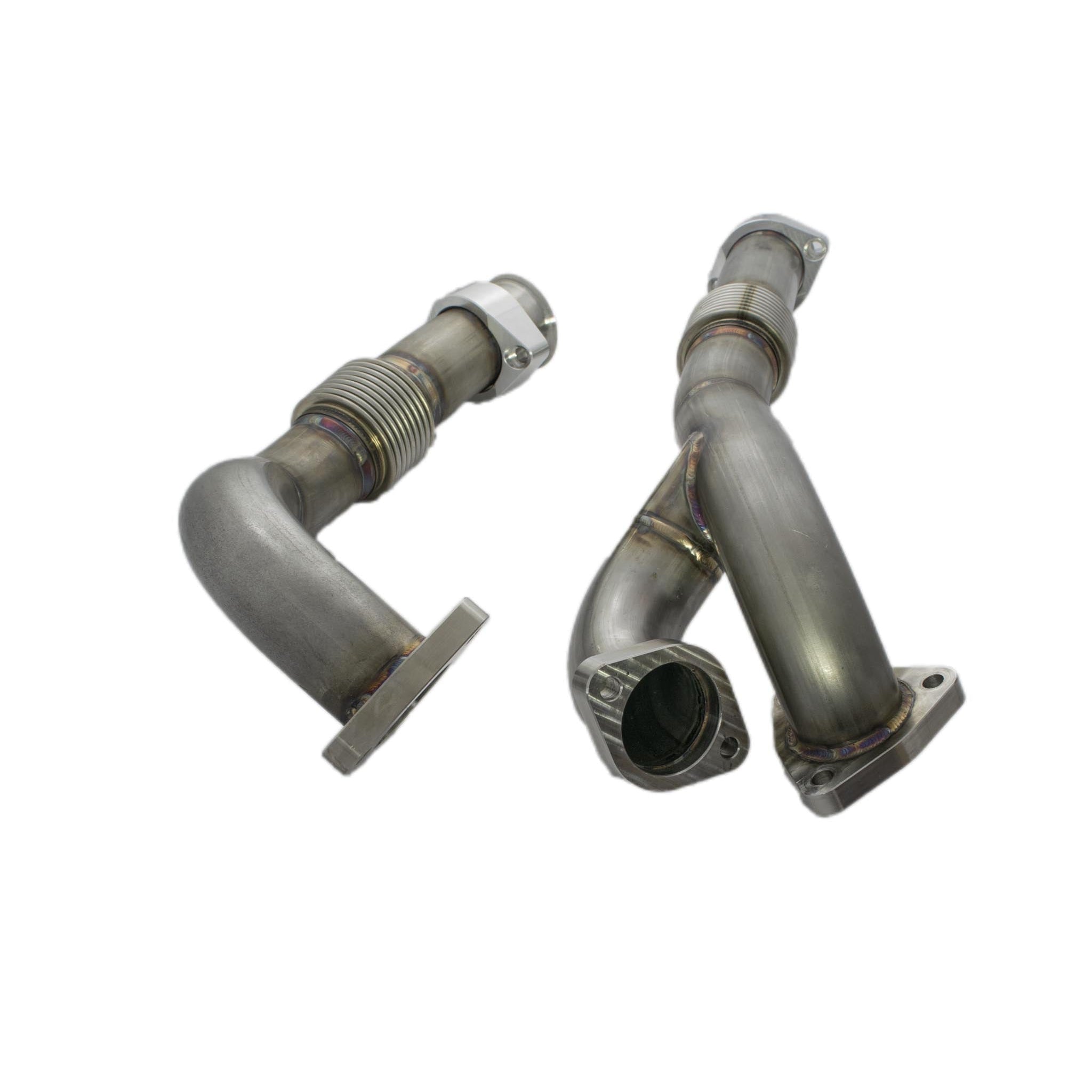 * Discontinued* 2008-2010 Powerstroke Performance Up-Pipes (6.4up-pipe-noegr)-Up-Pipes-Point Zero Fabrication-Dirty Diesel Customs