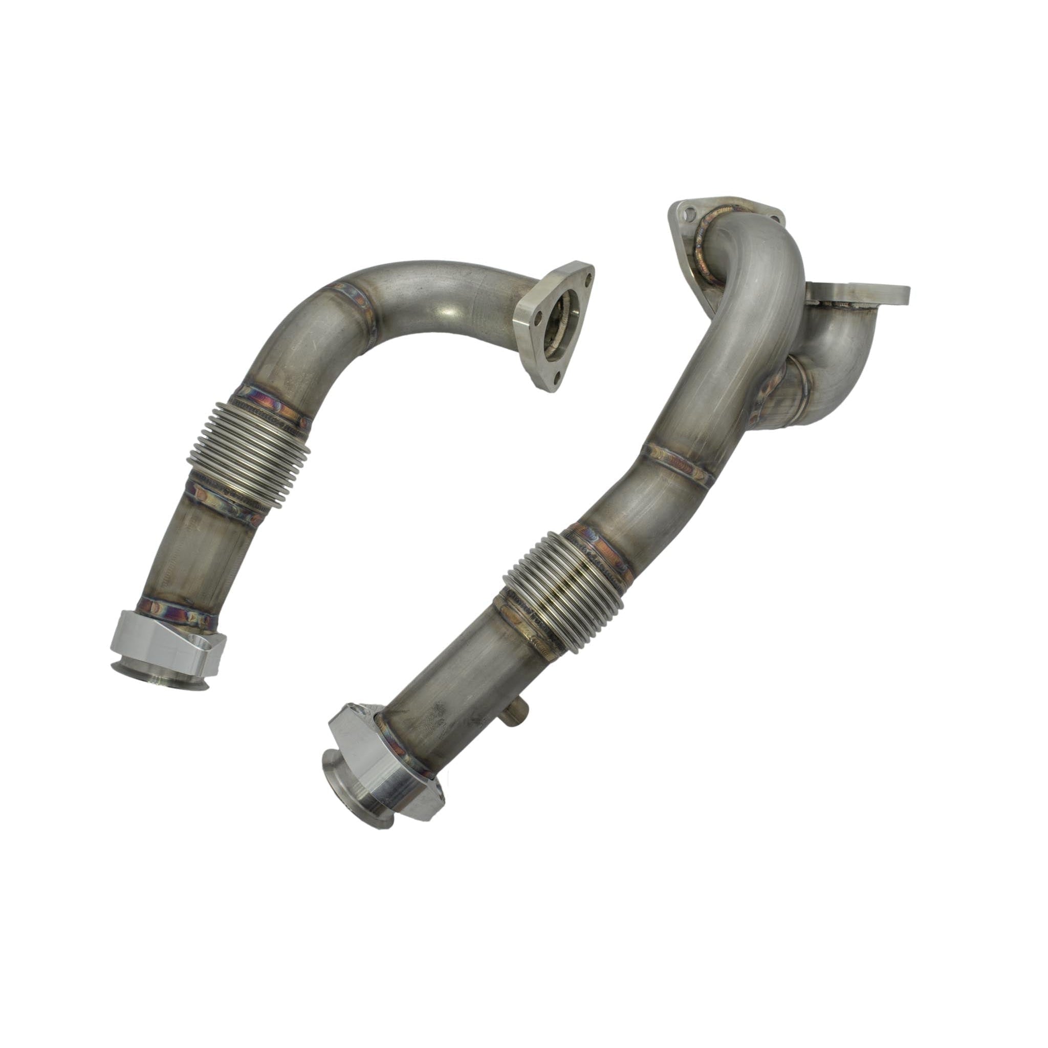 * Discontinued* 2008-2010 Powerstroke Performance Up-Pipes (6.4up-pipe-noegr)-Up-Pipes-Point Zero Fabrication-Dirty Diesel Customs