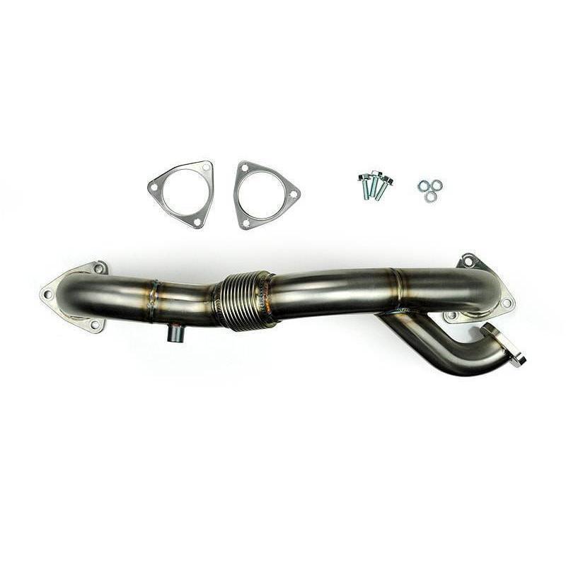 *Discontinued* 2008-2010 Powerstroke Raw Up-Pipes w/ EGR Provision (SD-UPPIPE-6.4-EGR)-Up-Pipes-Sinister-SD-UPPIPE-6.4-EGR-Dirty Diesel Customs