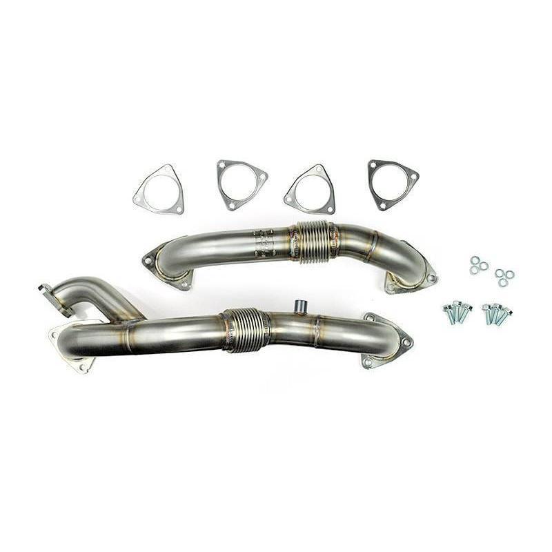 *Discontinued* 2008-2010 Powerstroke Raw Up-Pipes w/ EGR Provision (SD-UPPIPE-6.4-EGR)-Up-Pipes-Sinister-SD-UPPIPE-6.4-EGR-Dirty Diesel Customs