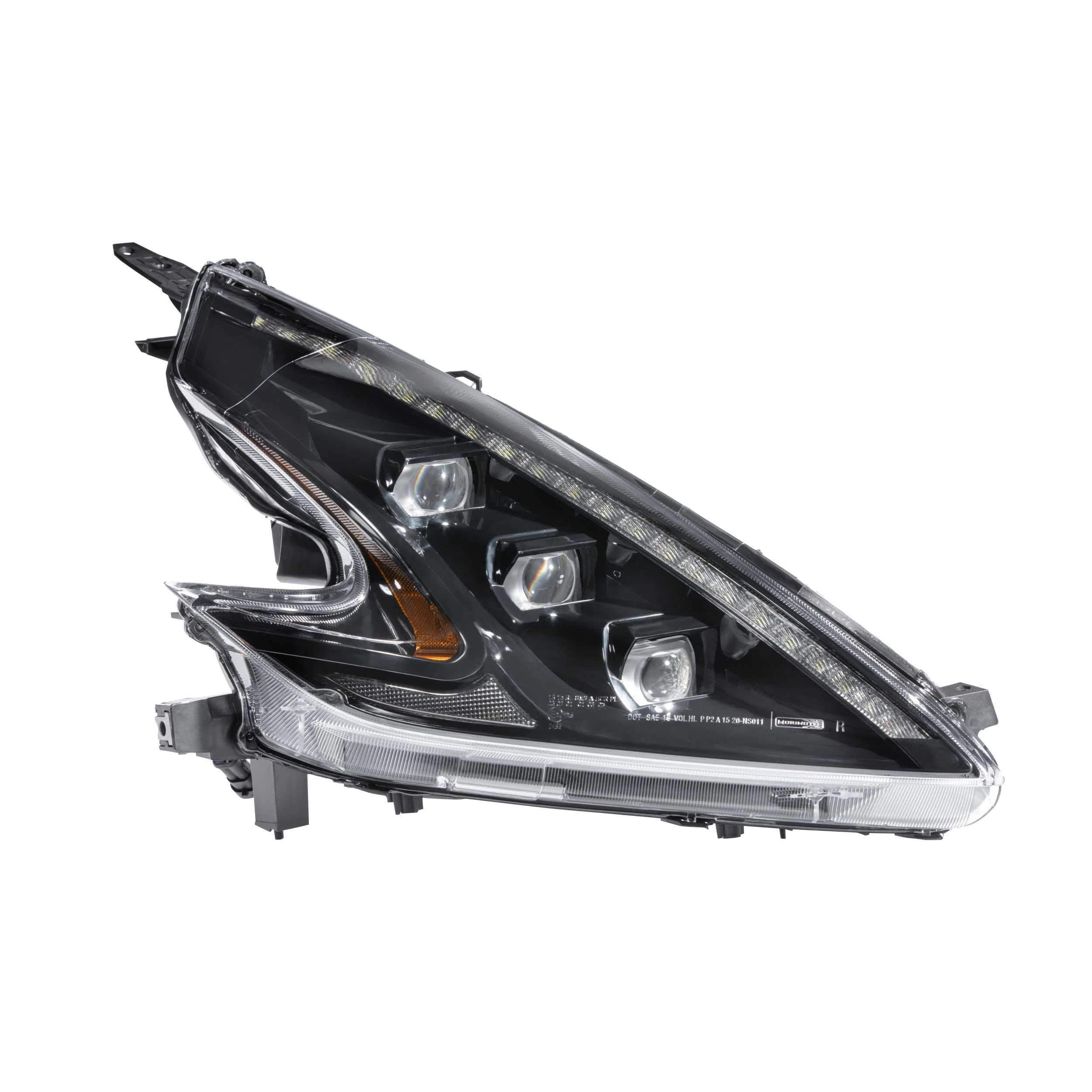 *Discontinued* 2009-2020 Nissan 370Z XB LED RHD Black Headlights (LF474-RHD)-Headlights-Morimoto-LF474-RHD-Dirty Diesel Customs