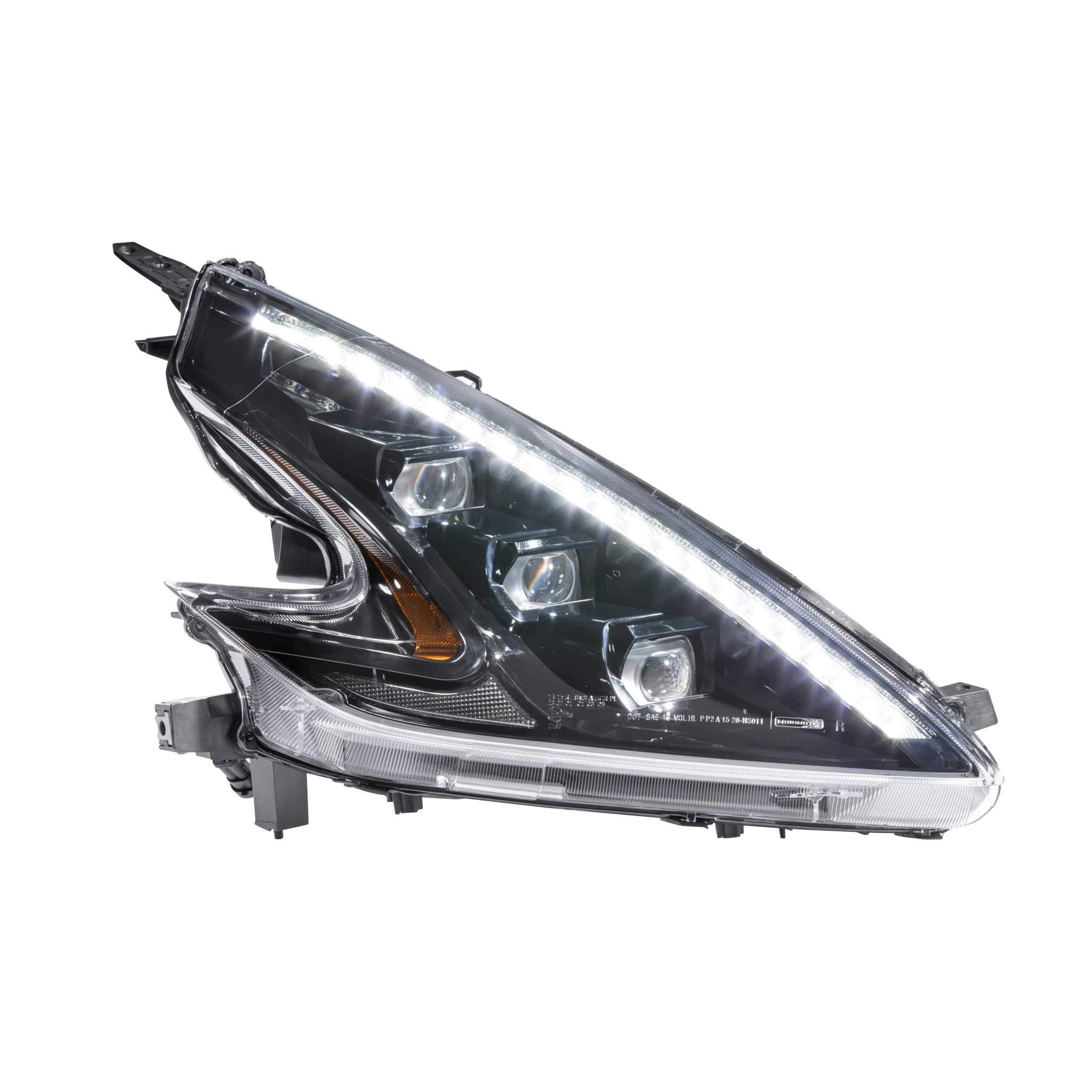 *Discontinued* 2009-2020 Nissan 370Z XB LED RHD Black Headlights (LF474-RHD)-Headlights-Morimoto-LF474-RHD-Dirty Diesel Customs