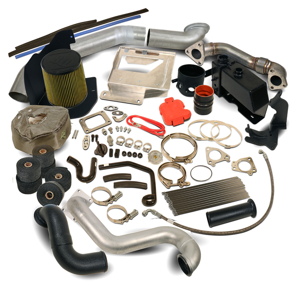 *Discontinued* 2011-2016 Duramax Compound Add-A-Turbo Install Kit (1046604)-Turbo Install Kit-BD Diesel-1046604-Dirty Diesel Customs