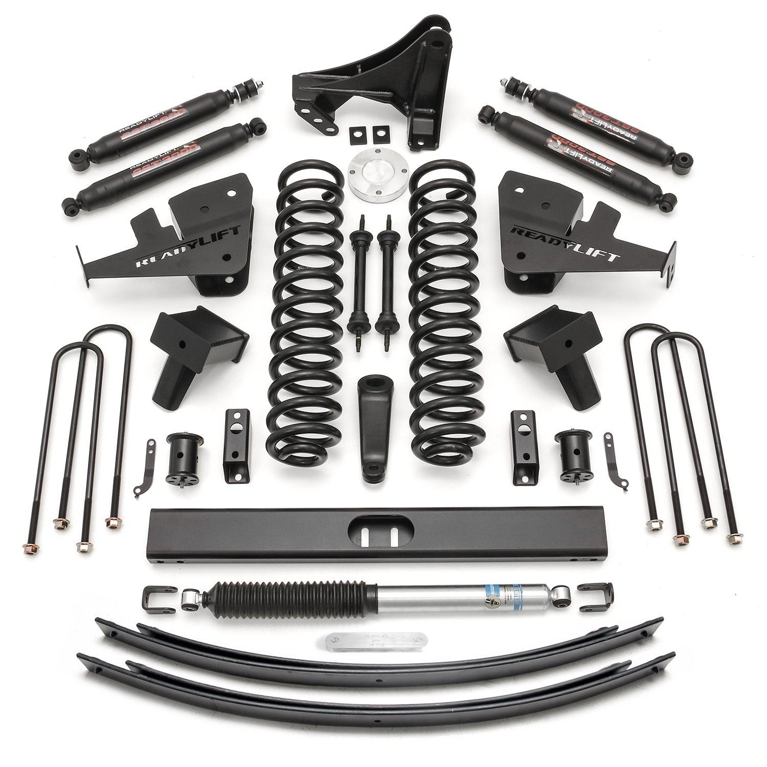 *Discontinued* 2011-2018 Powerstroke 8.0" Lift Kit w/ SST3000 Shocks-2 Piece Drive Shaft (49-2781)-Lift Kit-ReadyLift-49-2781-Dirty Diesel Customs