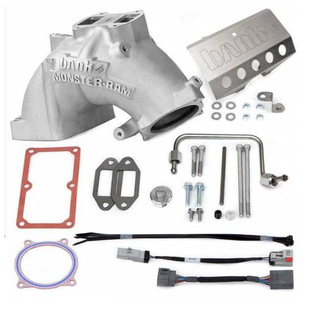 *Discontinued* 2019-2021 Cummins Monster-Ram Intake System w/ Fuel Line (42795)-Intake Elbows-Banks Power-42795-PC-Dirty Diesel Customs