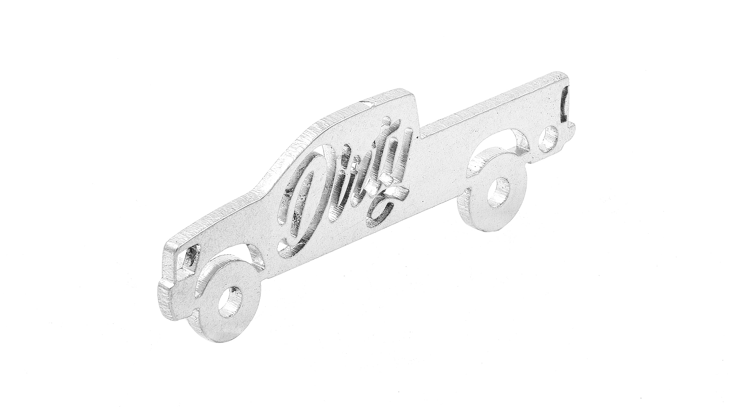 *Discontinued* Dirty Cummins Silhouette Keychain (DDC-KEY-0408)-Keychain-Dirty Diesel Customs-Dirty Diesel Customs