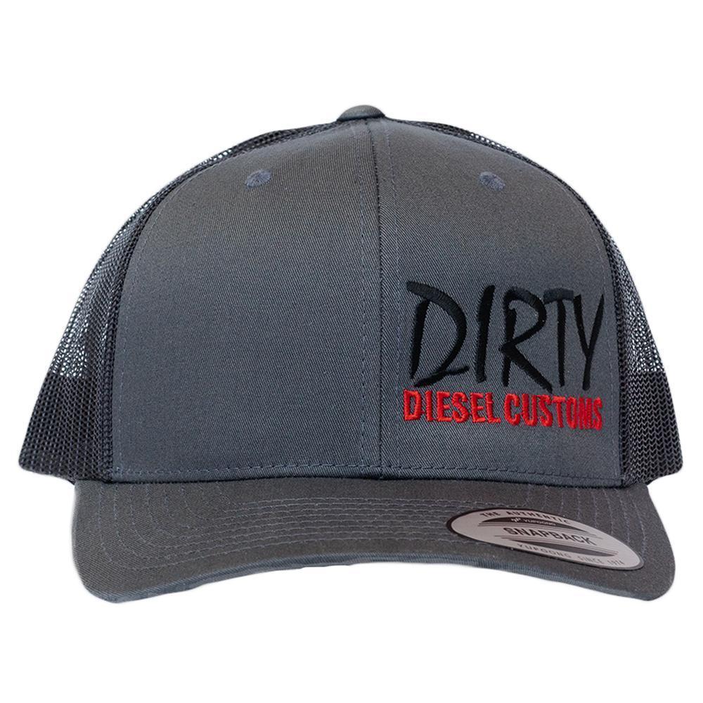 *Discontinued* Dirty Diesel Snapback Trucker Hat-Hat-Dirty Diesel Customs-raddest-hat-curved-brim-Dirty Diesel Customs