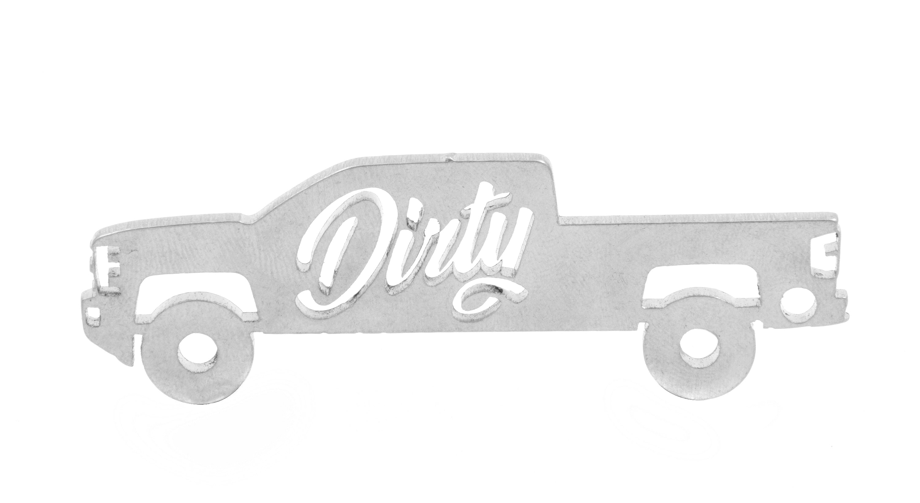 *Discontinued* Dirty Duramax Silhouette Keychain-Keychain-Dirty Diesel Customs-DDC-KEY-0423-Dirty Diesel Customs