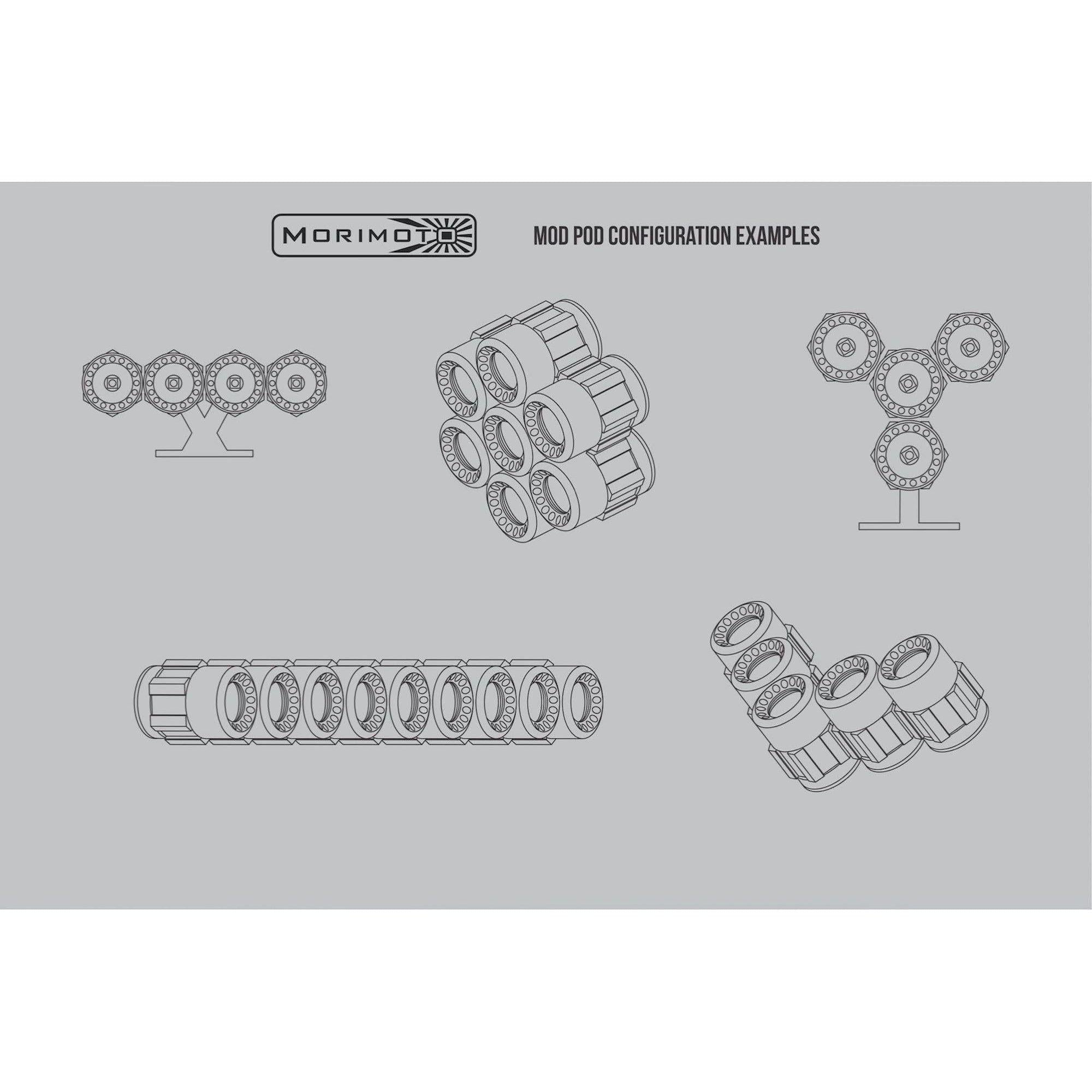 *Discontinued* ModPod Hi/Low LED Light (LED1190)-Lighting Accessories-Morimoto-LED1190-Dirty Diesel Customs