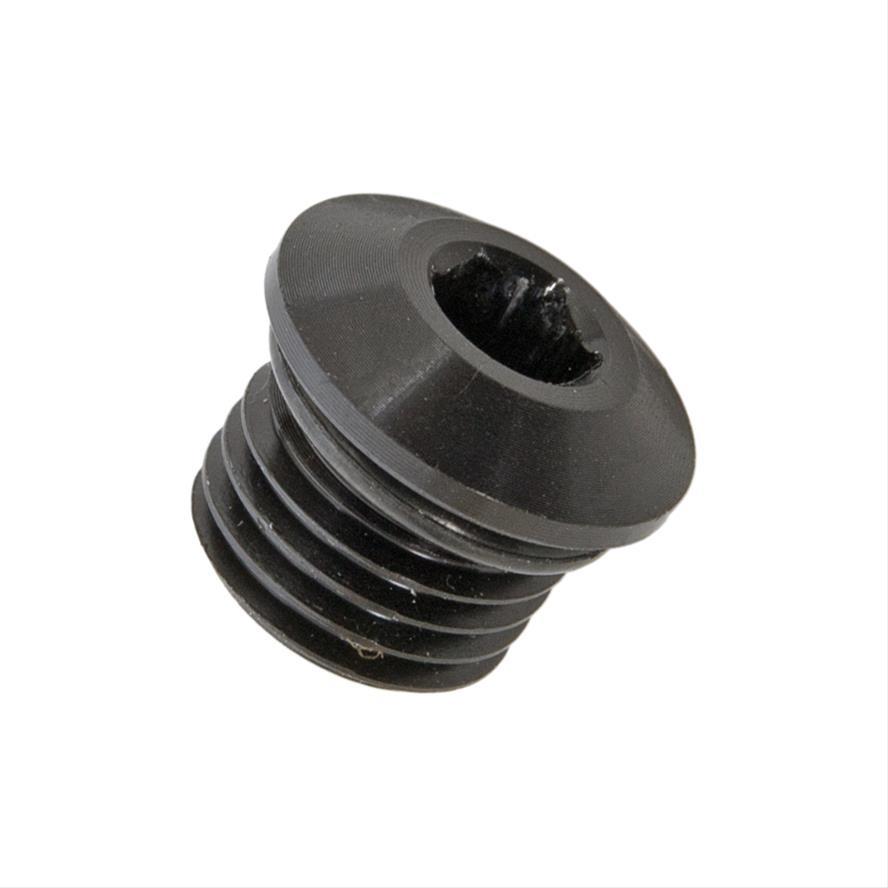 *Discontinued* Universal 7/16"-20 Hex Socket Plug w/ O-Ring (FPE-814-04SDBK)-Fittings-Fleece Performance-FPE-814-04SDBK-Dirty Diesel Customs