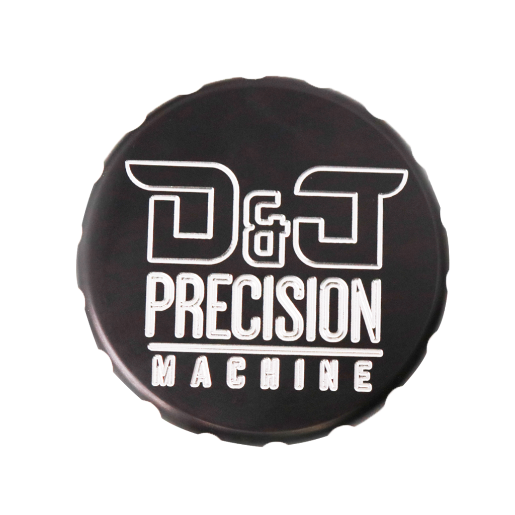 *Discontinued* Universal Anodized Billet Precision Machine Oil Cap Cover (DJPCNC100028)-Oil Cap-D&J Precision Machine-Dirty Diesel Customs