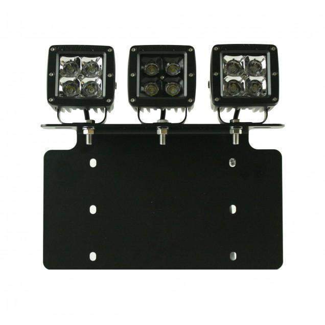 *Discontinued* Universal Front License Plate Light Mount (10-30144)-Light Bar Mounts-Speed Demon-Dirty Diesel Customs