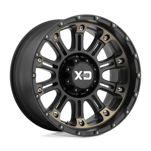 *Discontinued* XD XD829 HOSS II - Satin Black Machined Dark Tint-Wheels-XD-Dirty Diesel Customs