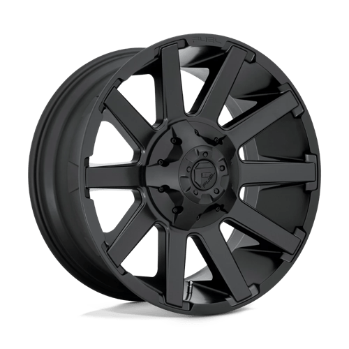 Fuel 1PC D437 CONTRA - Satin Black-Wheels-Fuel-Dirty Diesel Customs