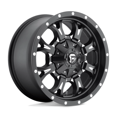 Fuel 1PC D517 KRANK - Matte Black Milled-Wheels-Fuel-Dirty Diesel Customs