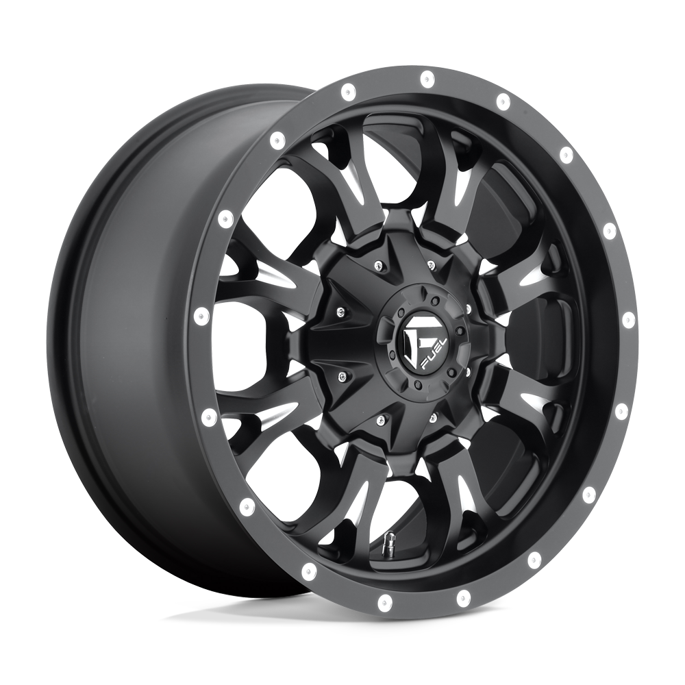 Fuel 1PC D517 KRANK - Matte Black Milled-Wheels-Fuel-D51717902645-Dirty Diesel Customs