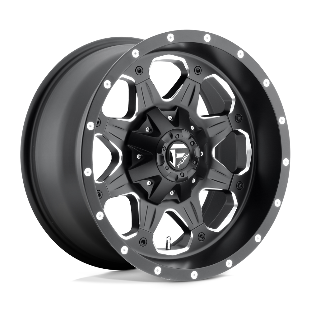 Fuel 1PC D534 BOOST - Matte Black Milled-Wheels-Fuel-D53416802645-Dirty Diesel Customs