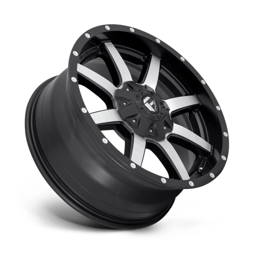 Fuel 1PC D537 MAVERICK - Matte Black Machined-Wheels-Fuel-Dirty Diesel Customs