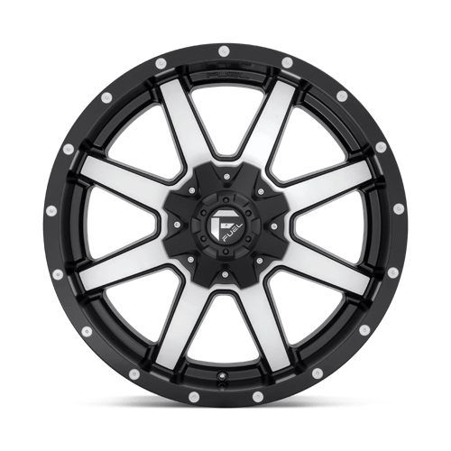 Fuel 1PC D537 MAVERICK - Matte Black Machined-Wheels-Fuel-Dirty Diesel Customs