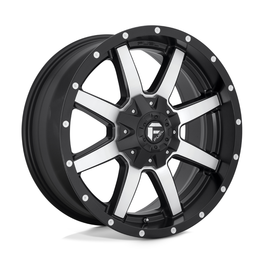 Fuel 1PC D537 MAVERICK - Matte Black Machined-Wheels-Fuel-D53717902645-Dirty Diesel Customs