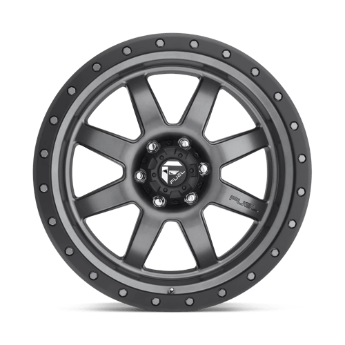 Fuel 1PC D552 TROPHY - Matte Gun Metal Black Bead Ring-Wheels-Fuel-Dirty Diesel Customs