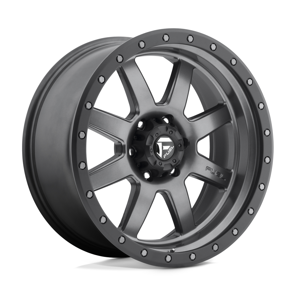 Fuel 1PC D552 TROPHY - Matte Gun Metal Black Bead Ring-Wheels-Fuel-D55217856545-Dirty Diesel Customs