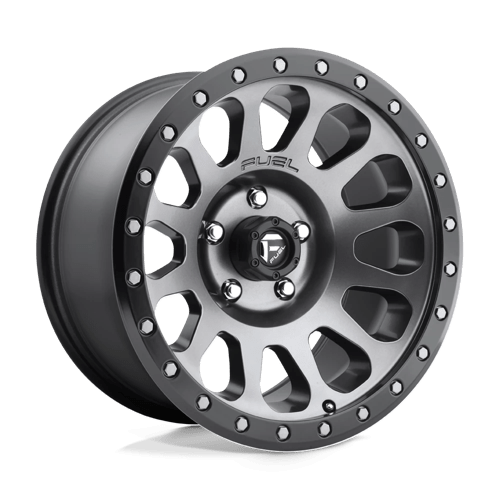 Fuel 1PC D601 VECTOR - Matte Gun Metal Black Bead Ring-Wheels-Fuel-Dirty Diesel Customs